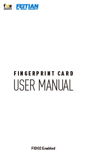 Fingerprint Card Manual