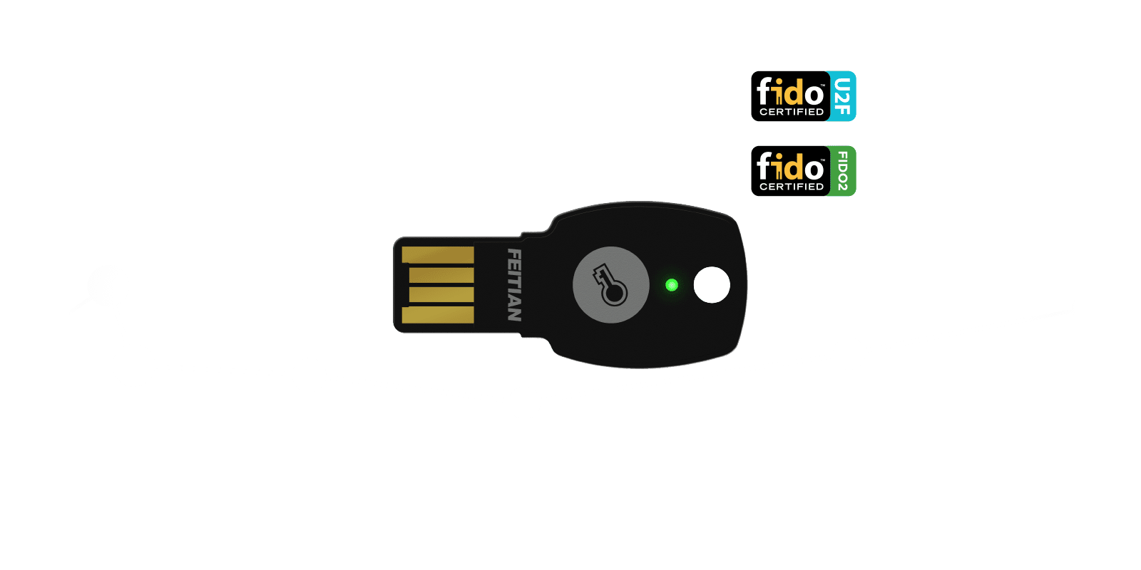 FEITIAN iePass FIDO2 FIDO U2F USB-C + iOS Lightning Security Key with PIV  (K44) – FEITIAN Technologies US