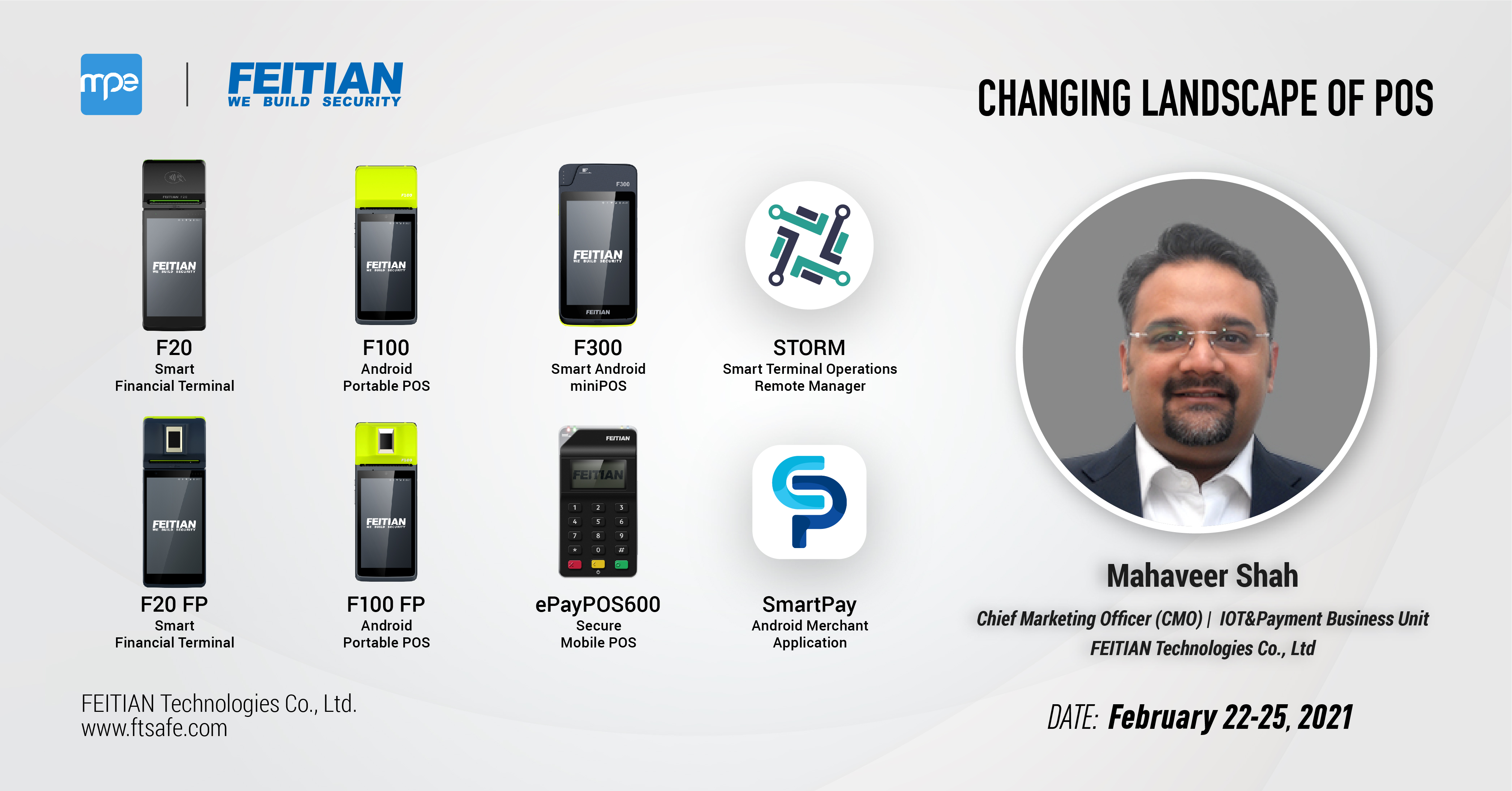 Mahaveer Shah delivered the speech titled “The Changing Landscape of POS”