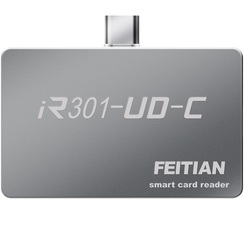 FEITIAN iR301-C  (with USB Type-C connector) Smart Card Reader with C60 casing