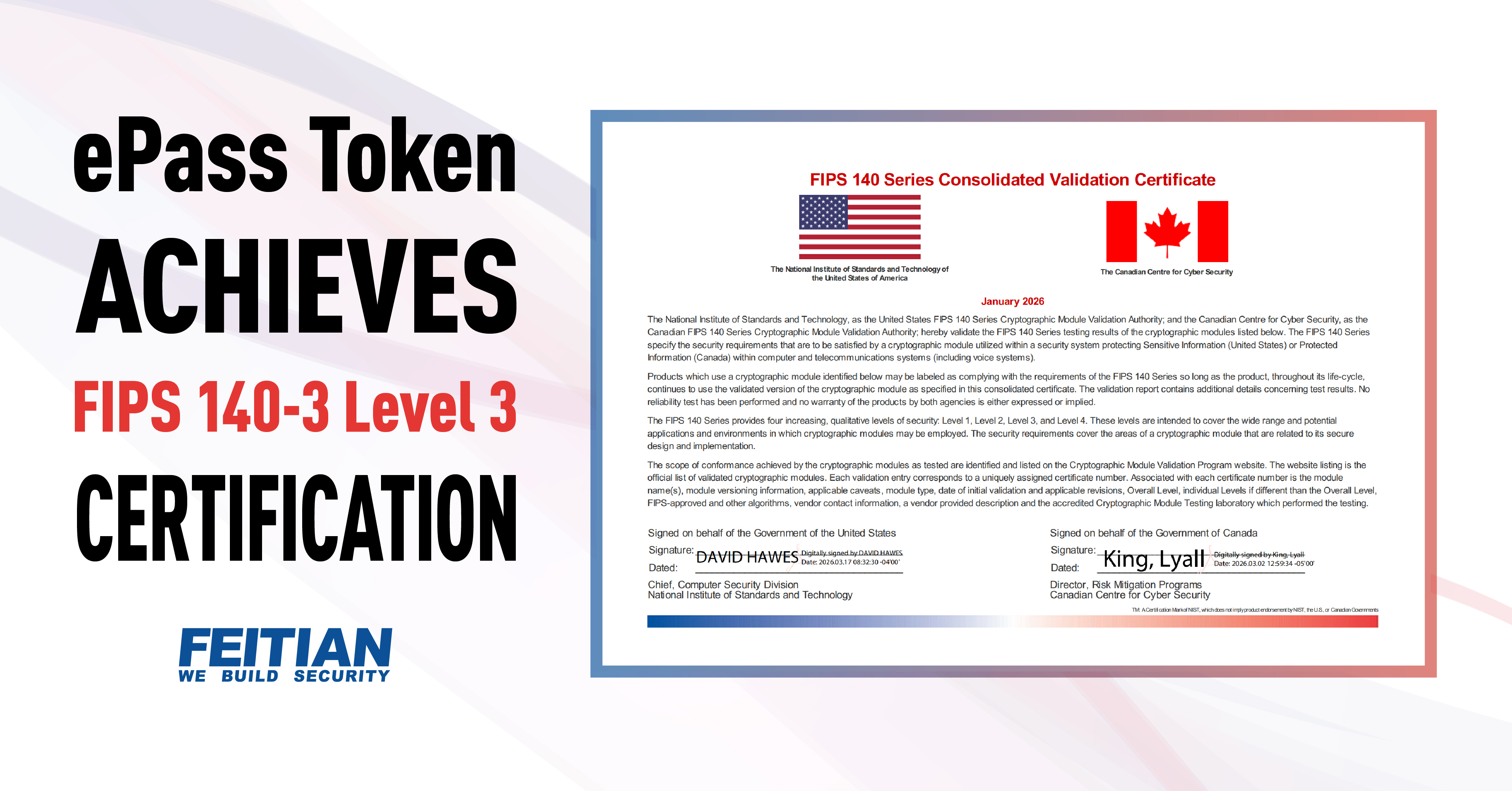 FEITIAN FIDO Products are not affected by the side-channel vulnerability attack identified in the NinjaLab's security vulnerability report